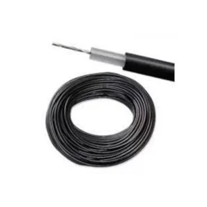 Cabo de Alta Isolação 5mm Preto p/ Cerca Elétrica