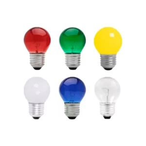 Lâmpada Bolinha Incandescente Coloridas 15W