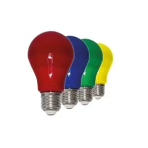 Lâmpada Bulbo Led A60 Cores  -7W E27 127V