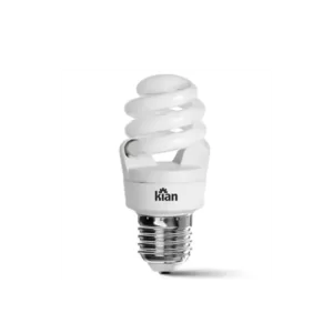 Lâmpara Fluorescente Compacta Espiral 11W Branco Quente