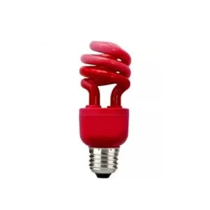 Lâmpara Fluorescente Compacta Espiral 14W Vermelha