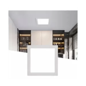 Painel Led de Embutir Quadrado   Branco Frio/Branco Quente - 24W