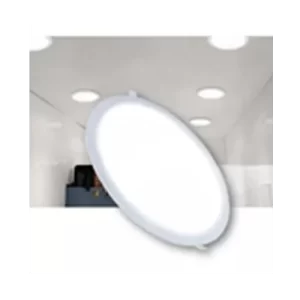 Painel Led de Embutir Redondo   Branco Frio/Branco Quente - 12W