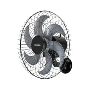 Ventilador Oscilante Parede 3P 60cm New Grade Aço PT/PT 127V Premium Ventisol