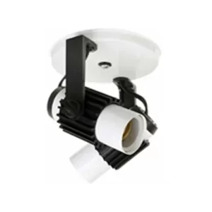 Spot Sobrepor Duplo Branco Preto