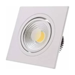 Spot de Embutir 12W Quadrado Direcionável
