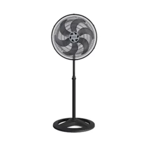 Ventilador Turbo Coluna 6P 50cm PT/Cinza 127V Premium Ventisol