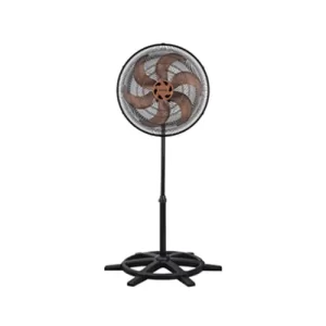 Ventilador Turbo Coluna 6P 50cm PT/Bronze 127V Premium Ventisol